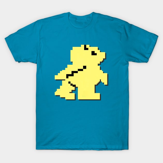 Bear Bovver - Pixel Art (Commodore 64) T-Shirt by RetroTrader